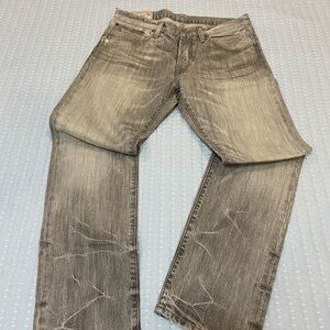 Polo by Ralph Lauren Men's Distressed Gray Jeans